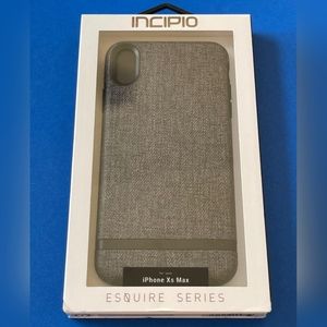 iPhone XS Max - Incipio Esquire Series Case (GRAY CARNABY FABRIC)